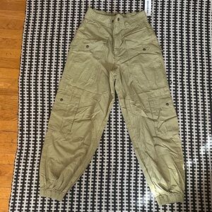 BDG Sage Green balloon Cargo Pants